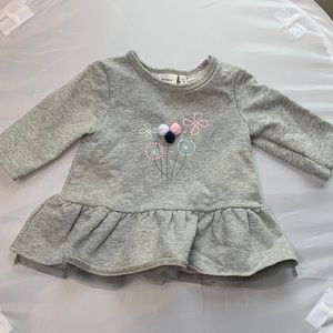 Name it Baby Girls Ruffled shirt with flower design